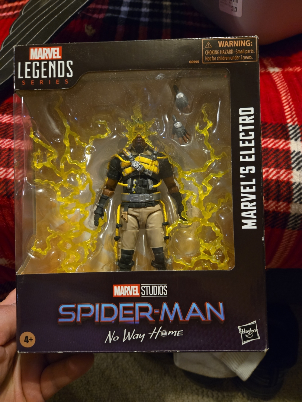 Marvel Legends Marvel's Electro Action Figure with Yellow Lightning Effects